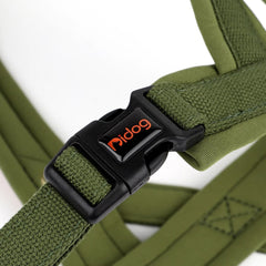 No Pull Padded Nylon and PU Leather Pet Dog Collar Harness Leash Set - PeticaDeals