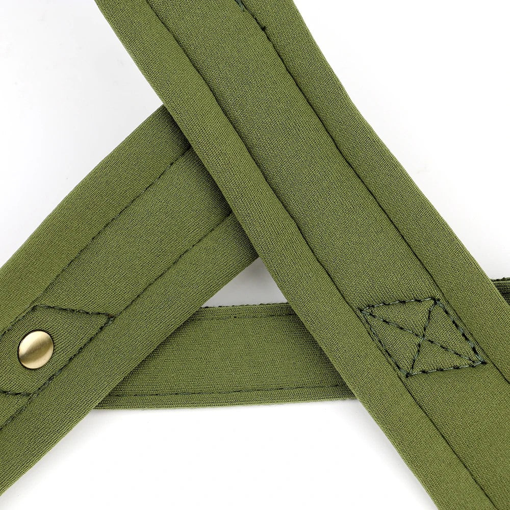 No Pull Padded Nylon and PU Leather Pet Dog Collar Harness Leash Set - PeticaDeals