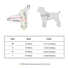 No Pull Padded Nylon and PU Leather Pet Dog Harness - PeticaDeals