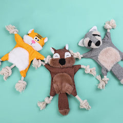 No Stuffing Squeaky Pet Toys for Small Medium Dogs - PeticaDeals