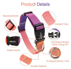 Nylon Adjustable Pet Collar Collar Traction - PeticaDeals