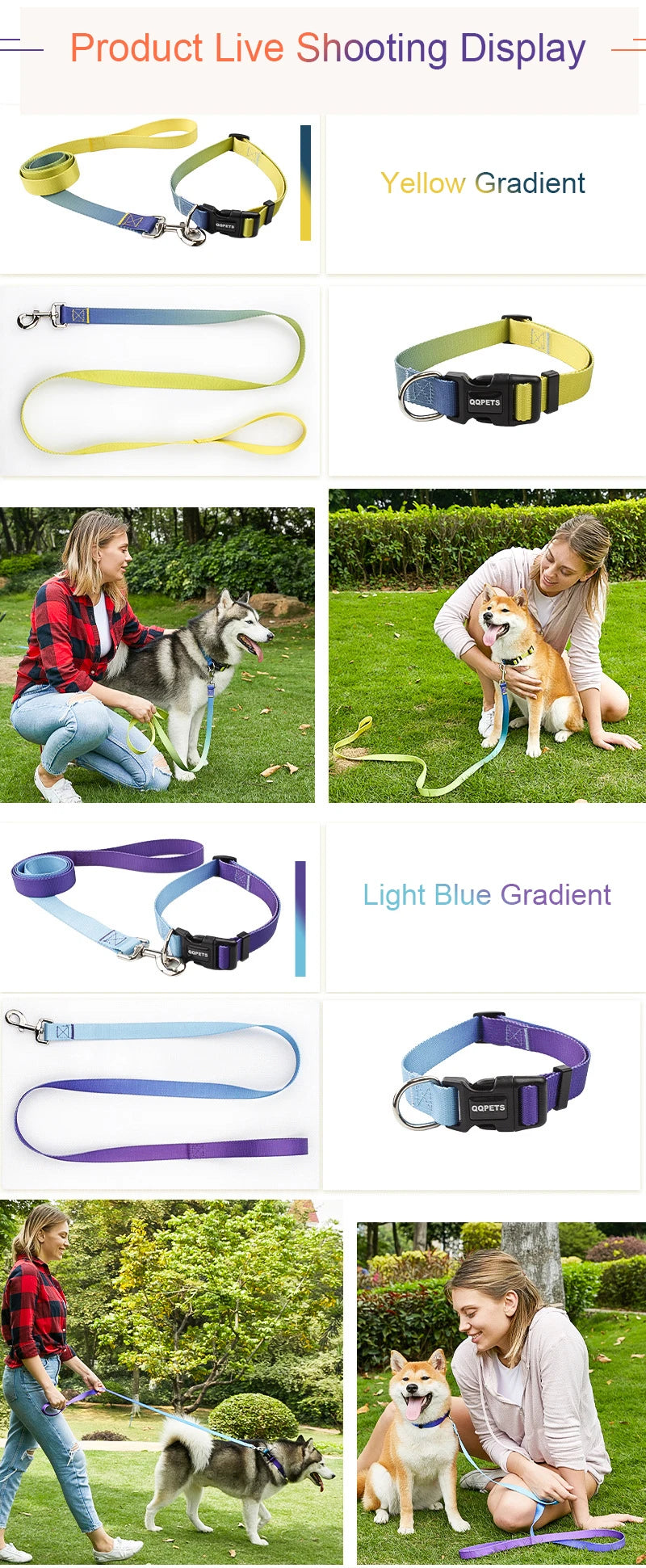 Nylon Adjustable Pet Collar Collar Traction - PeticaDeals