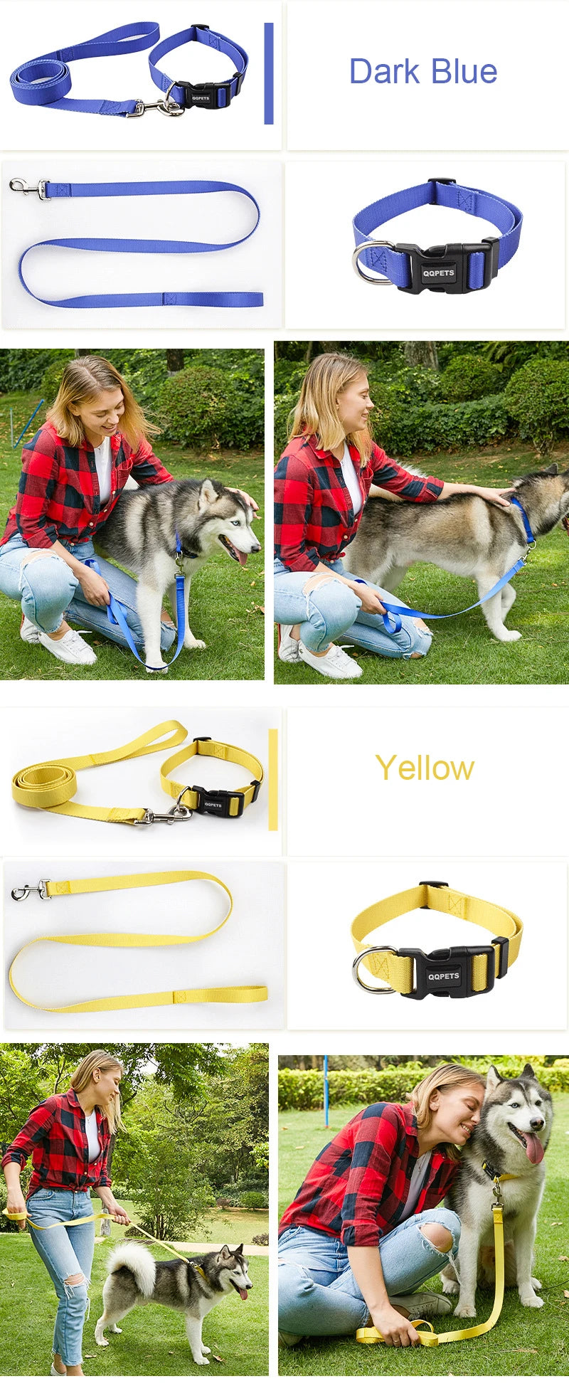 Nylon Adjustable Pet Collar Collar Traction - PeticaDeals