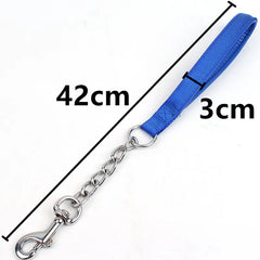 Nylon Dog Chain Leash Stainless Steel - PeticaDeals