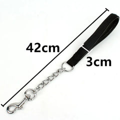 Nylon Dog Chain Leash Stainless Steel - PeticaDeals
