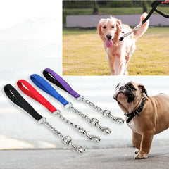 Nylon Dog Chain Leash Stainless Steel - PeticaDeals