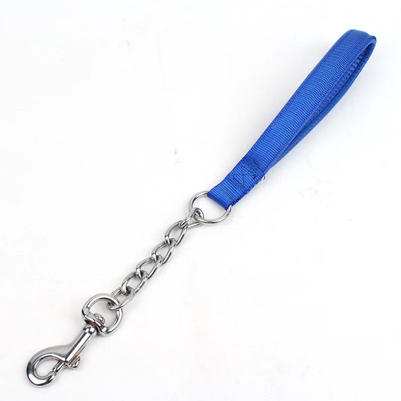 Nylon Dog Chain Leash Stainless Steel - PeticaDeals