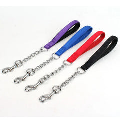 Nylon Dog Chain Leash Stainless Steel - PeticaDeals