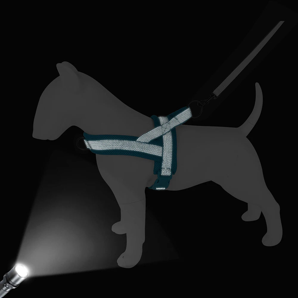 Nylon Dog Harness No Pull - PeticaDeals