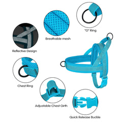 Nylon Dog Harness No Pull - PeticaDeals