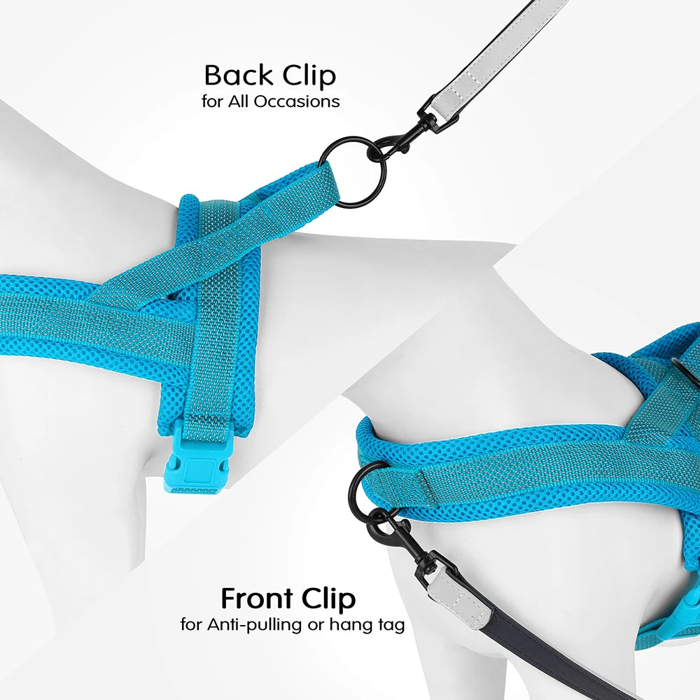 Nylon Dog Harness No Pull - PeticaDeals