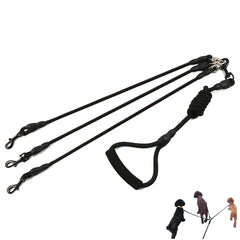 Nylon Dog Leash Durable for three Dogs Double Leashes for small and big Dogs - PeticaDeals