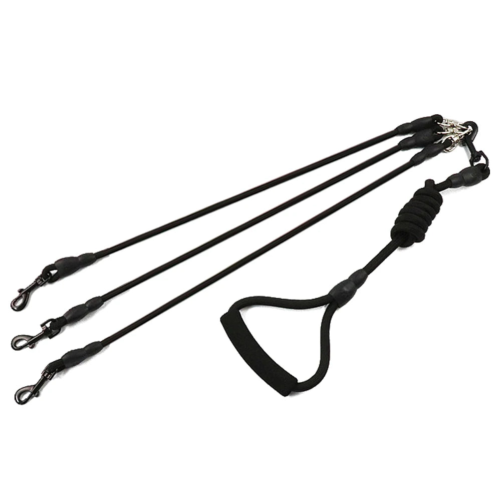 Nylon Dog Leash Durable for three Dogs Double Leashes for small and big Dogs - PeticaDeals