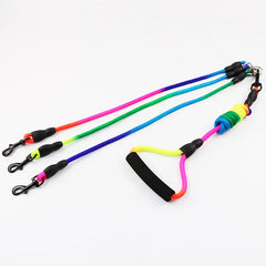 Nylon Dog Leash Durable for three Dogs Double Leashes for small and big Dogs - PeticaDeals