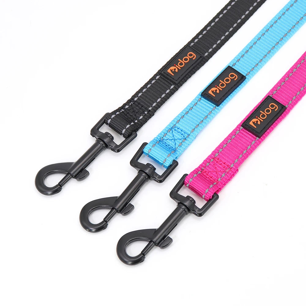 Nylon Dog Leash Soft Reflective Lead For Small Medium Large Dogs - PeticaDeals