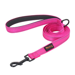 Nylon Dog Leash Soft Reflective Lead For Small Medium Large Dogs - PeticaDeals
