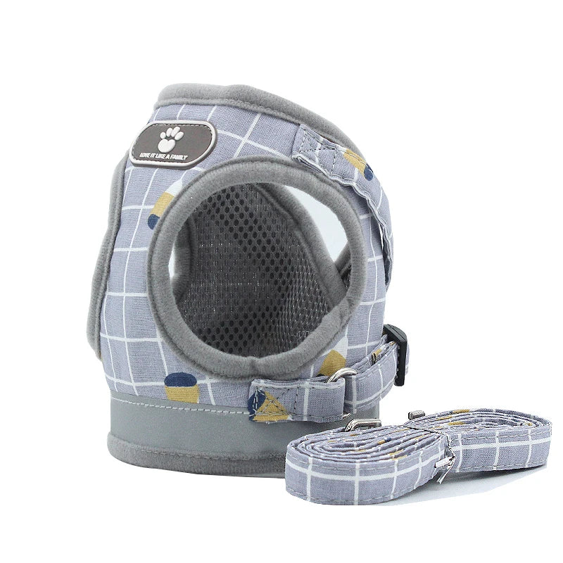 Nylon Mesh Harness For Pet Reflective - PeticaDeals