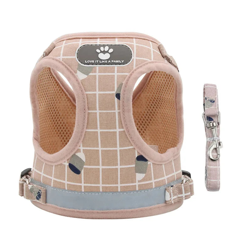 Nylon Mesh Harness For Pet Reflective - PeticaDeals