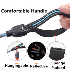 One Step Dog Leash Reflective Leashes for Dog Training - PeticaDeals