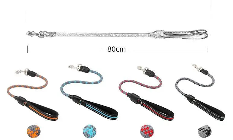 One Step Dog Leash Reflective Leashes for Dog Training - PeticaDeals