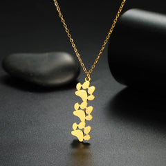 Pendant Necklace Stainless Steel Dog Cat Pet Paw Chain Necklace Women Minimalist Animal Jewelry - PeticaDeals