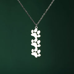 Pendant Necklace Stainless Steel Dog Cat Pet Paw Chain Necklace Women Minimalist Animal Jewelry - PeticaDeals
