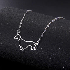Pendant Necklace for Women Stainless Steel Cute Pet Animal Chain Necklace Fashion Jewelry - PeticaDeals