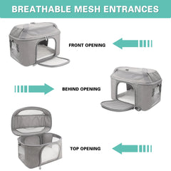 Pet Backpack Breathable Cat & Small Dog Carrier - PeticaDeals