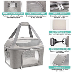Pet Backpack Breathable Cat & Small Dog Carrier - PeticaDeals