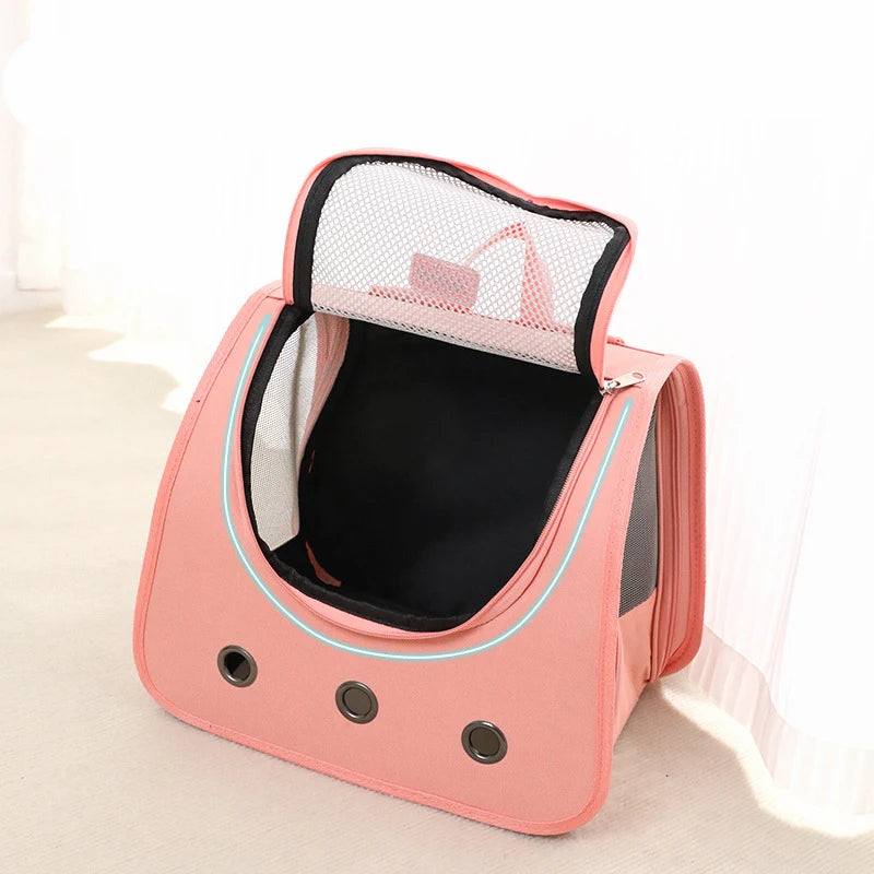 Pet Backpack Supplies are foldable Portable breathable - PeticaDeals