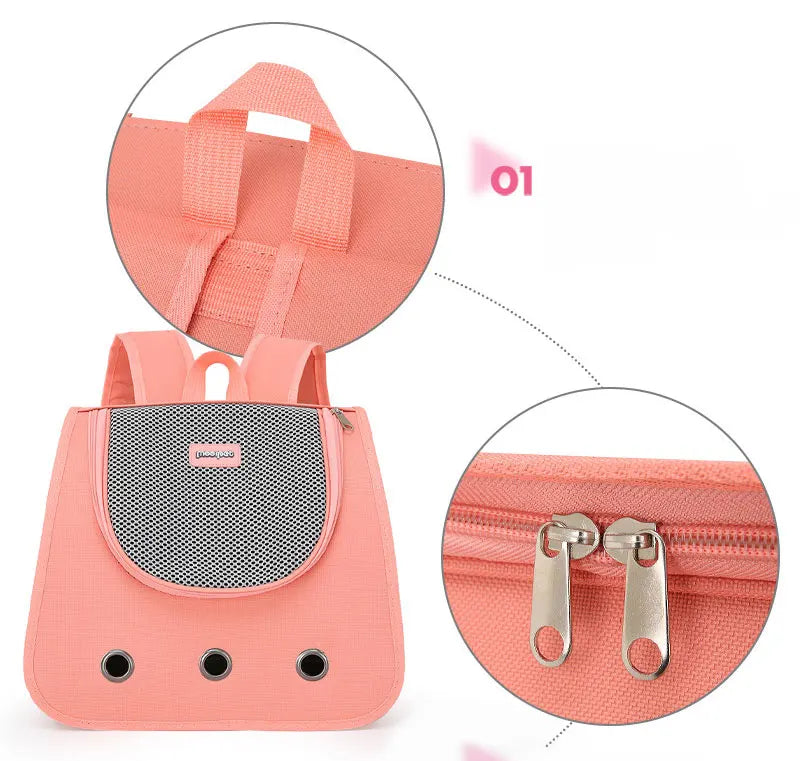 Pet Backpack Supplies are foldable Portable breathable - PeticaDeals