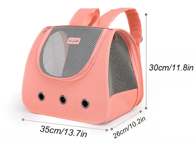 Pet Backpack Supplies are foldable Portable breathable - PeticaDeals