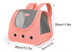 Pet Backpack Supplies are foldable Portable breathable - PeticaDeals