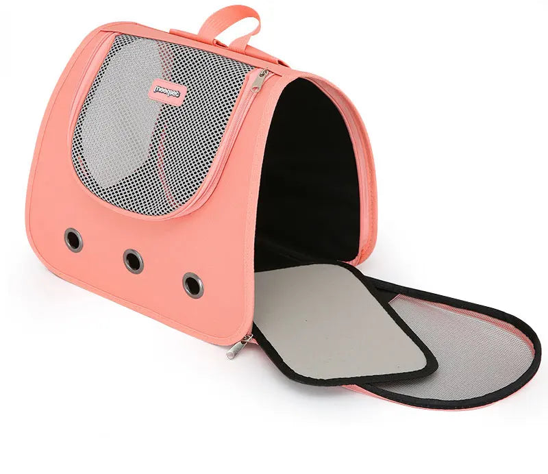 Pet Backpack Supplies are foldable Portable breathable - PeticaDeals
