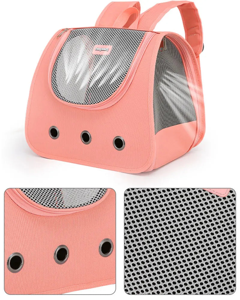 Pet Backpack Supplies are foldable Portable breathable - PeticaDeals