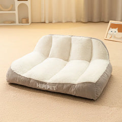Pet Bed Cozy Square Plush Kennel Sofa Bed - PeticaDeals