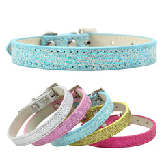 Pet Collar Adjustable Neck Strap Luxury Rhinestone Buckle - PeticaDeals