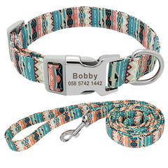 Pet Collar Nylon Dog Puppy Leash Pet - PeticaDeals