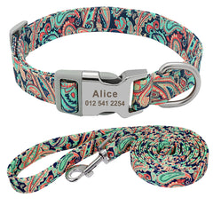 Pet Collar Nylon Dog Puppy Leash Pet - PeticaDeals
