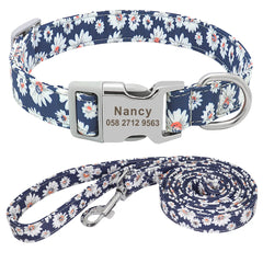 Pet Collar Nylon Dog Puppy Leash Pet - PeticaDeals