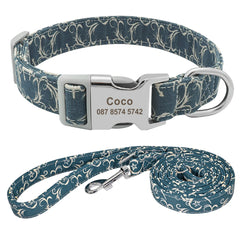 Pet Collar Nylon Dog Puppy Leash Pet - PeticaDeals