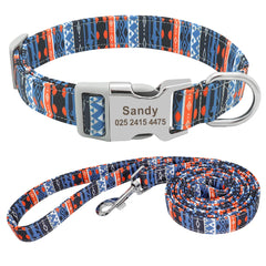 Pet Collar Nylon Dog Puppy Leash Pet - PeticaDeals