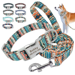 Pet Collar Nylon Dog Puppy Leash Pet - PeticaDeals