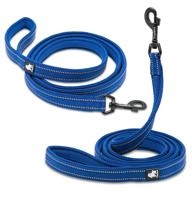 Pet Dog Leash Reflective Nylon Webbing Zinc Alloy Hook Suitable For Small And Large Dogs - PeticaDeals
