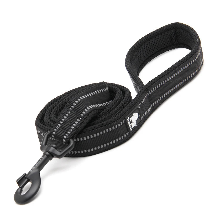Pet Dog Leash Reflective Nylon Webbing Zinc Alloy Hook Suitable For Small And Large Dogs - PeticaDeals