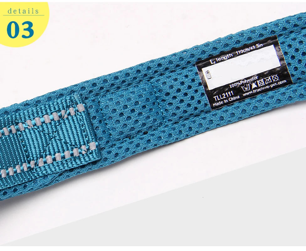 Pet Dog Leash Reflective Nylon Webbing Zinc Alloy Hook Suitable For Small And Large Dogs - PeticaDeals