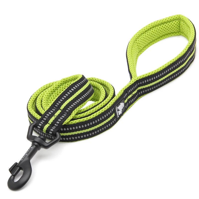 Pet Dog Leash Reflective Nylon Webbing Zinc Alloy Hook Suitable For Small And Large Dogs - PeticaDeals