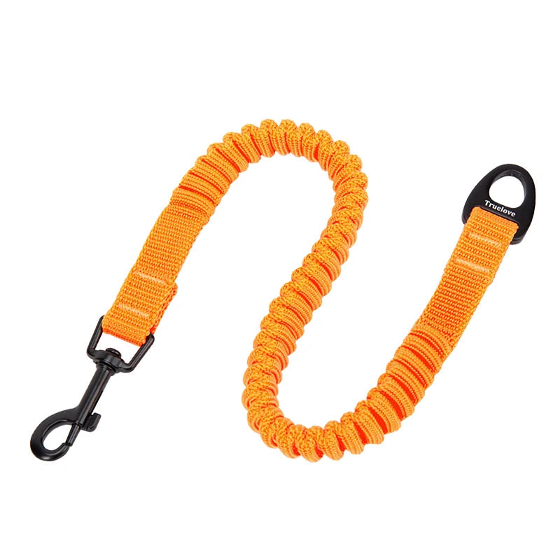 Pet Dog Leash Stretchable Elastic Buffer Nylon Seat Belt Can be Used with Chest Strap - PeticaDeals