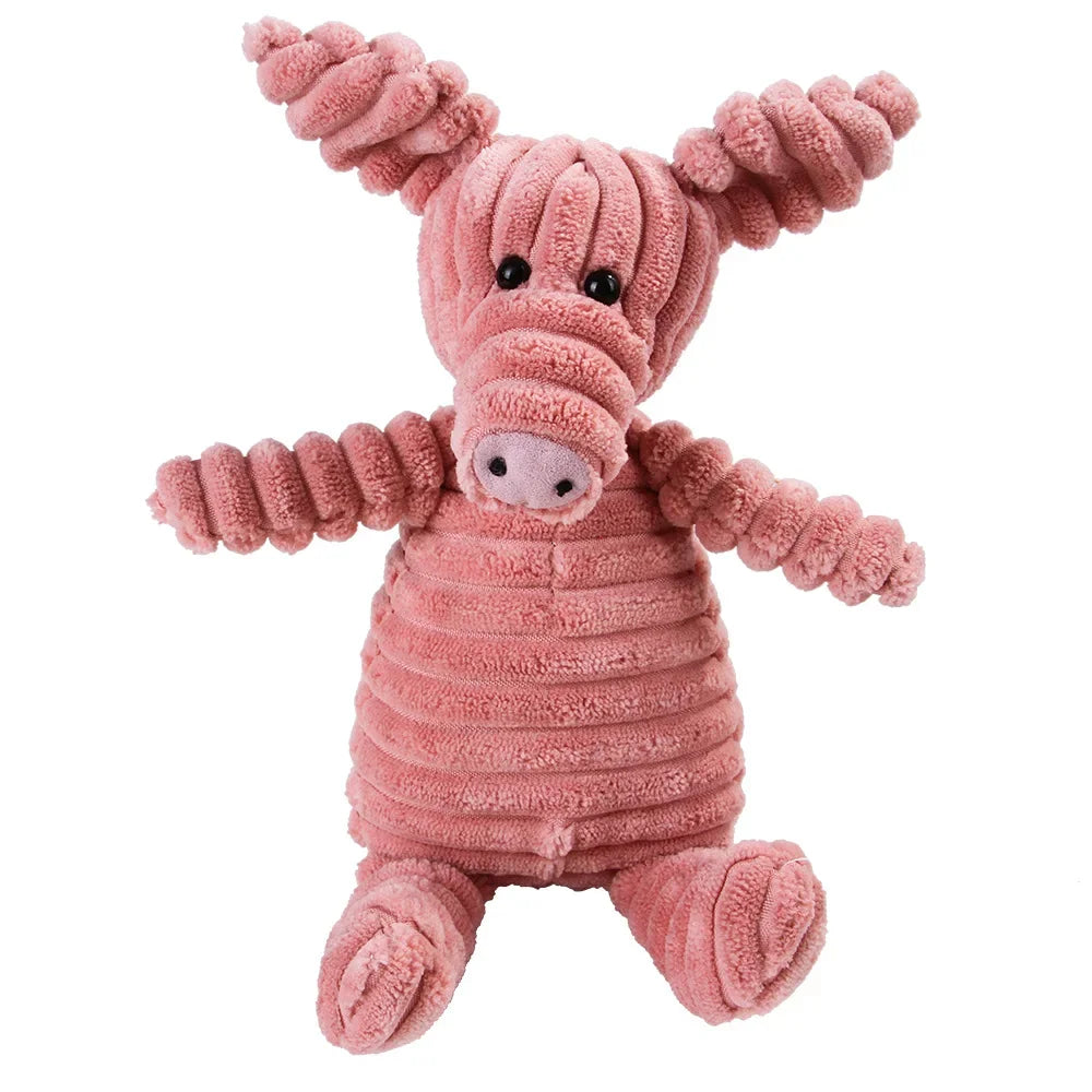Pet Dog Molar Toy Vent Training Corduroy - PeticaDeals