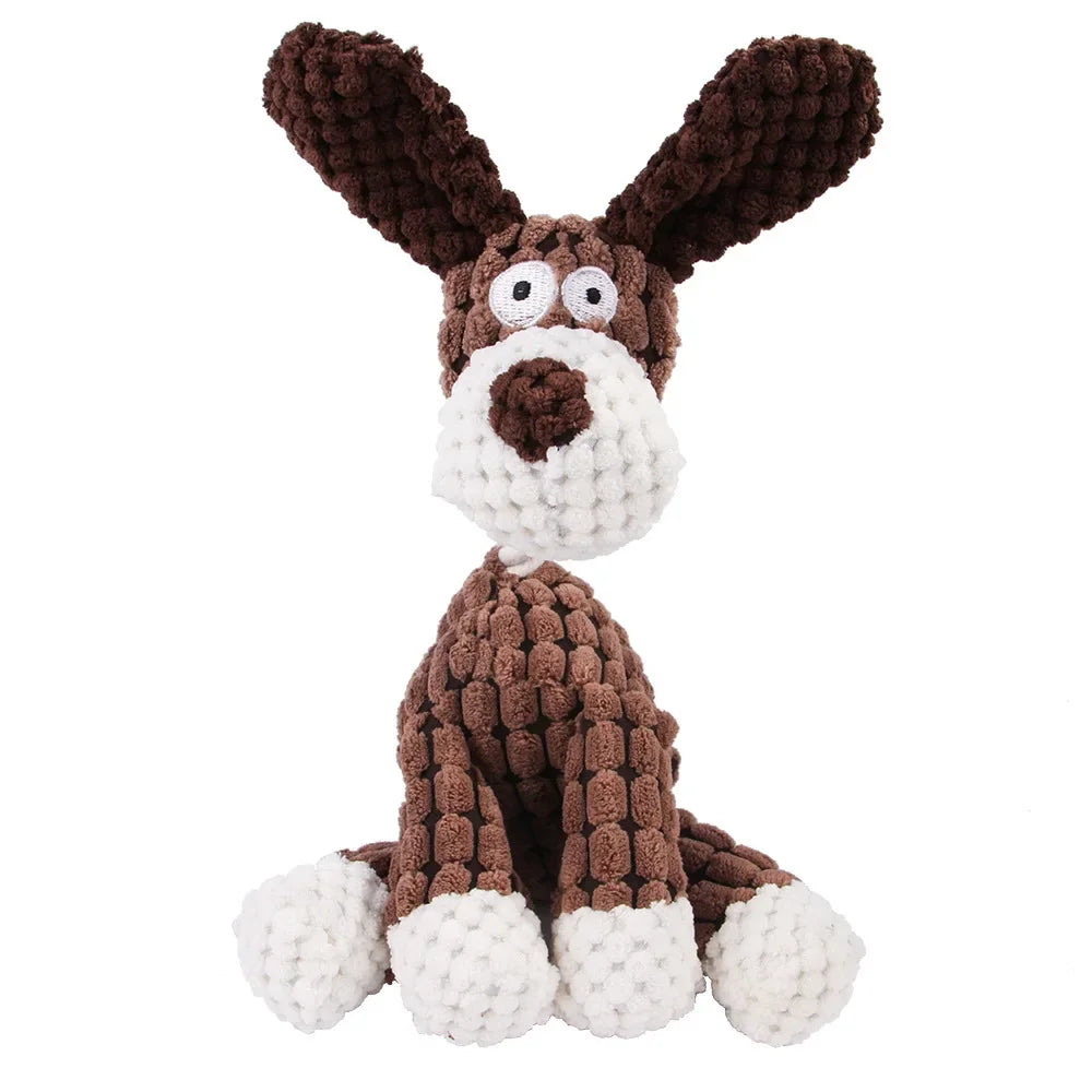Pet Dog Molar Toy Vent Training Corduroy - PeticaDeals
